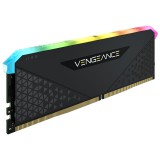 CORSAIR Vengeance RGB RS Fekete DDR4. 3200MHz 16GB (1x16GB) memória (CMG16GX4M1E3200C16)