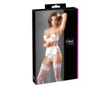 Cottelli - fűzős, csipkés mellemelő szett (fehér)