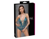 Cottelli - fűzős csipkés, nyitott body (zöld)