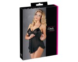 Cottelli - Lenge, fodros babydoll (fekete)