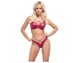 Cottelli Party - fényes hatású melltartó szett (piros)