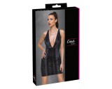 Cottelli Party - kígyóbőr mintás ruha (fekete)