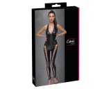 Cottelli Party - nyakpántos fűzős overál (fekete)
