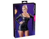 Cottelli - party ruha strasszos cipzárral (fekete)