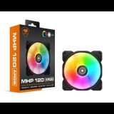 COUGAR MHP 120 120mm ARGB PWM Rendszerhűtő ventilátor - Fekete (CGR-CF-MHP12HB-RGB)