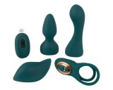 Couples Choice - 4in1 variálható távirányítós vibrátor (türkiz)