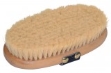 Covalliero Brush&Co lótisztító kefe - barna hátoldal, homok sörte