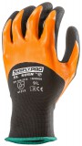 Coverguard Eurotechnique 1NISN munkavédelmi kesztyű sima narancs színű nitril mártással