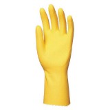 Coverguard M 8 LATEX háztartási gumikesztyű vegyszerálló sárga