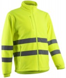 Coverguard Ritto polár HV munkavédelmi pulóver fluo sárga színben