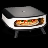 COZZE Forgózsámolyos gázlángos pizzakemence 17" (integrált hőmérővel)