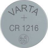 CR1216 lítium gombelem, 3 V, 25 mA, Varta BR1216, DL1216, ECR1216, KCR1216, KL1216, KECR1216, LM1216 (6216101401)