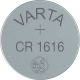 CR1616 lítium gombelem, 3 V, 55 mA, Varta BR1616, DL1616, ECR1616, KCR1616, KL1616, KECR1616, LM1616 (6616101401)