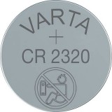 CR2320 lítium gombelem, 3 V, 135 mA, Varta BR2320, DL2320, ECR2320, KCR2320, KL2320, KECR2320, LM2320 (6320101401)