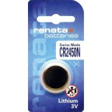CR2450N lítium gombelem, 3 V, 540 mA, Renata BR2450N, DL2450N, ECR2450N, KCR2450N, KL2450N, KECR2450N, LM2450N (703593)