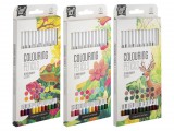 CRAFTID Színes ceruzakészlet 12 db-os, 3 féle változat (intenzív, pasztell és natúr színek)