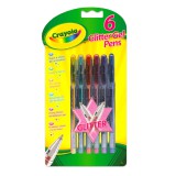 Crayola: 6 darabos csillámos zselés toll