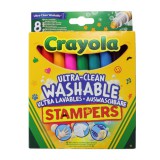 Crayola: kimosható filctoll nyomda készlet