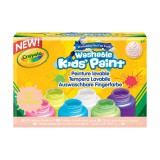 Crayola: Lemosható neon festék - 6 darabos