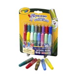 Crayola: Mini csillámos kimosható ragasztó - 16 db