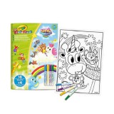 Crayola: Mini Kids maxi kifestő és filctoll készlet - Állatkornis