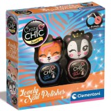 Crazy Chic: Állatfejes körömlakk készlet - Clementoni