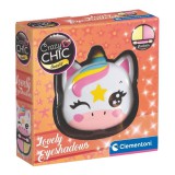 Crazy Chic: Szemhéjfesték és applikátor unikornis alakú tárolóban - Clementoni