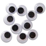 Cre Art Ragasztható mozgó szemek 10 darabos készlet - 8 mm