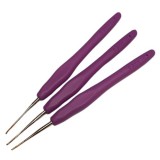 CreArt 0.8-as Horgolótű szilikon nyéllel