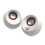 Creative Pebble V3 Minimalistic 2.0 USB-C Speakers with Bluetooth White 51MF1700AA002