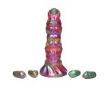 Creature Cocks Larva - ovipozitor űrlény dildó (szivárvány)