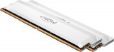 Crucial 64GB DDR5 6400MHz Kit(2x32GB) UDIMM: OC Gaming Memory White CP2K32G64C40U5W