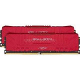 Crucial DIMM memória 2X8GB DDR4 3000MHz CL15 Ballistix piros (BL2K8G30C15U4R)