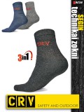 CRV SEGIN 3 pár technikai zokni - munkaruha