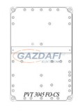CSATÁRI PLAST PVT 3045 FO-CS Üres szekrény méretlen kábelek, vezetékek átvezetésére, kalapsínnel, csoportos fogyasztásmérő kialakítására