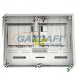 CSATÁRI PLAST PVT 6045 Á-V Fm-CS Egy felhasználási helyes M63A és V32A csoportos mérés modul, felületre szerelt kivitelben