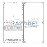 CSATÁRI PLAST PVT 6060 SZ150-CS Szinti csatlakozó és leágazó szekrény terheléskapcsolóval, csoportos fogyasztásmérő kialakítására