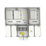 CSATÁRI PLAST PVT 7590 Á-V-H Fm 80A-K KF fogyasztásmérő szekrény, felületre szerelt kivitel