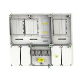 CSATÁRI PLAST PVT 7590 Á-V-H Fm 80A-SZ KF fogyasztásmérő szekrény, felületre szerelt kivitel