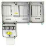 CSATÁRI PLAST PVT 7590 Á-V-H Fm-K Egy felhasználási helyes M63.80A, V32A és H63.80A mérés, földkábeles, felületre szerelt kivitelben