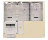 Csatári Plast PVT 7590 Á-V-H Fm-K-U Egy felhasználási helyes M63.80A, V32A és H63.80A mérés, földkábeles, felületre szerelt kivitelben, PVT 1530 FF fő földelő sínnel