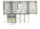 CSATÁRI PLAST PVT 7590 Á-V-Hv Fm 80A-K KF fogyasztásmérő szekrény, felületre szerelt kivitel