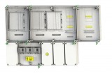 CSATÁRI PLAST PVT 7590 Á-V-Hv Fm 80A-SZ KF fogyasztásmérő szekrény, felületre szerelt kivitel