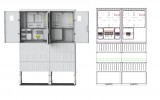 CSATÁRI PLAST PVT-K-L Á-V-Hv Fm-80A Egy felhasználási helyes M63.80A, V63.80A és Hv63.80A mérés, földkábeles, szabadon álló kivitelben, fogyasztói főelosztóval