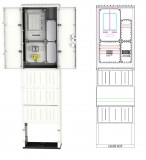 CSATÁRI PLAST PVT-K-L Fm Egy felhasználói helyes M63.80A mérés földkábeles, szabadon álló kivitelben, fogyasztói főelosztóval