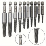 csavar kiszedő készlet, fúrófej sérült csavarokhoz