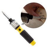 Csavarhúzó készlet, forgótáras csavarhúzó 6 db mágneses fejjel