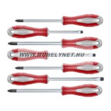 Csavarhúzó klt. 7db, FORTUM