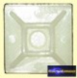 Csavarozható, öntapadós kábelkötegelő talp 25x25 mm