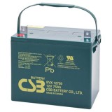 CSB 12V 75Ah Zselés Akkumulátor EVX12750